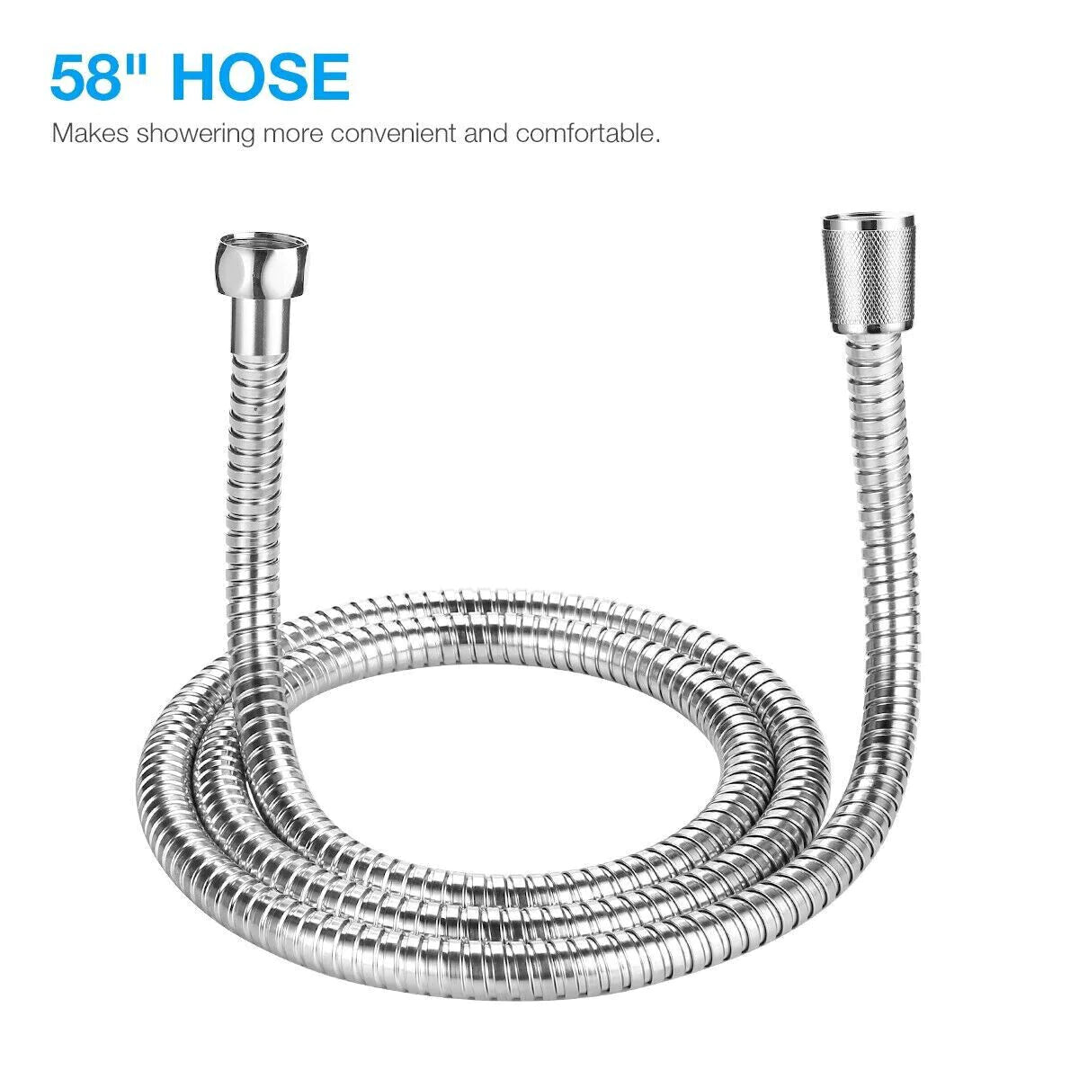 Multi-Function Handheld Showerhead & 5ft Hose