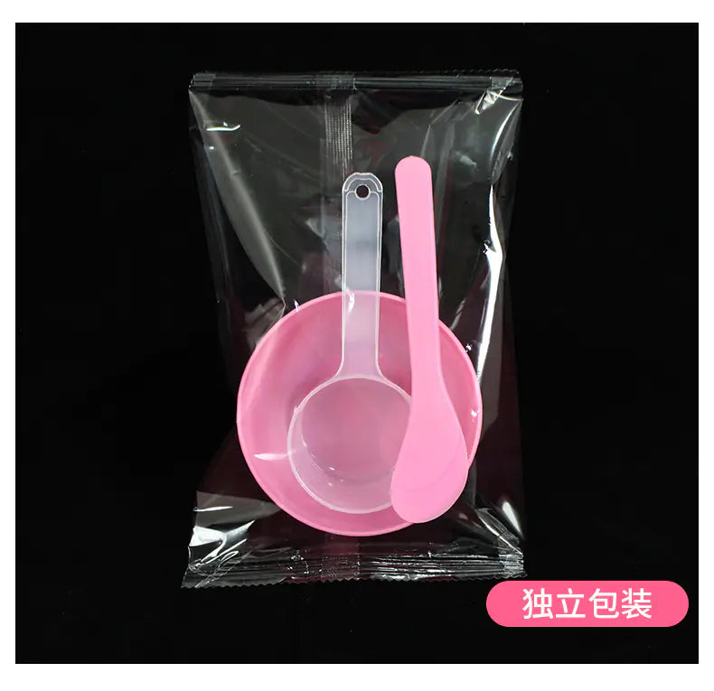 Plastic Facial Mask Mixing Bowl and Tool Set